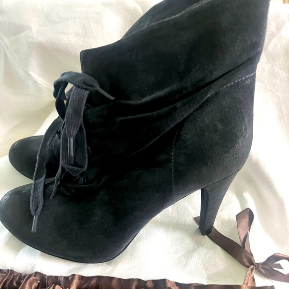 ASH Black Suede women’s shoe size 8 - Picture 1 of 7